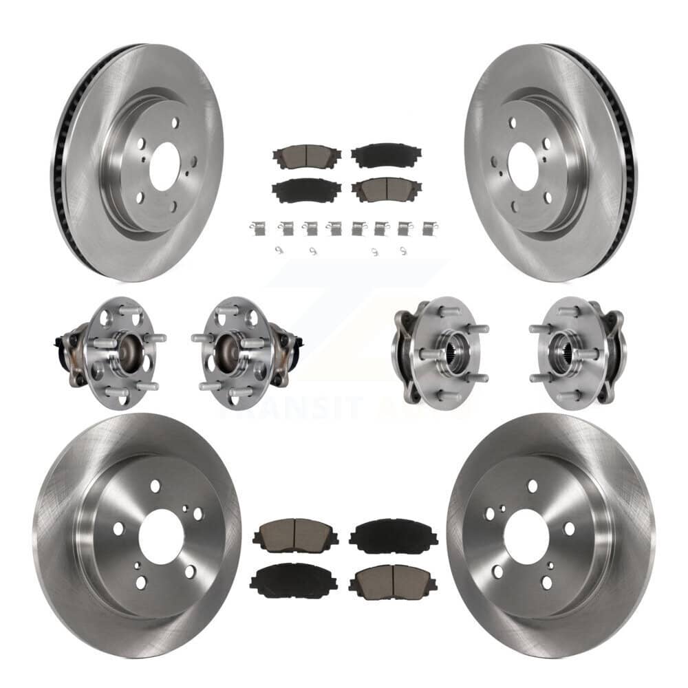 Transit Auto - KBB-125119 - Front and Rear Wheel Bearing and Hub Assembly Kits