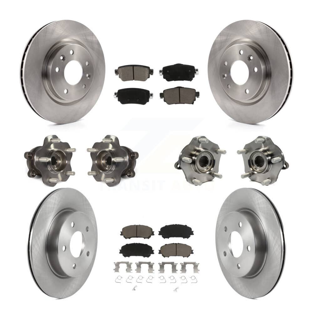 Transit Auto - KBB-125125 - Front and Rear Wheel Bearing and Hub Assembly Kits