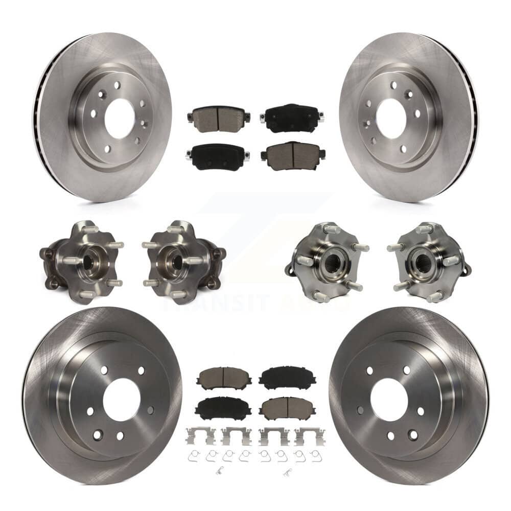 Transit Auto - KBB-125126 - Front and Rear Wheel Bearing and Hub Assembly Kits