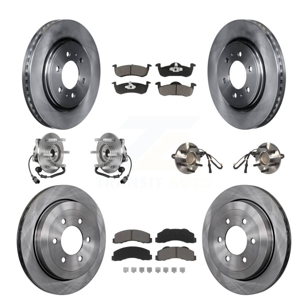 Transit Auto - KBB-125160 - Front and Rear Wheel Bearing and Hub Assembly Kits