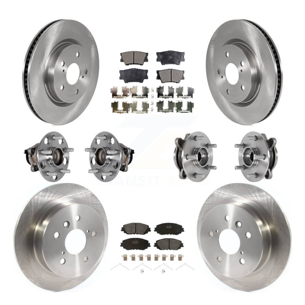 Transit Auto - KBB-125189 - Front and Rear Wheel Bearing and Hub Assembly Kits