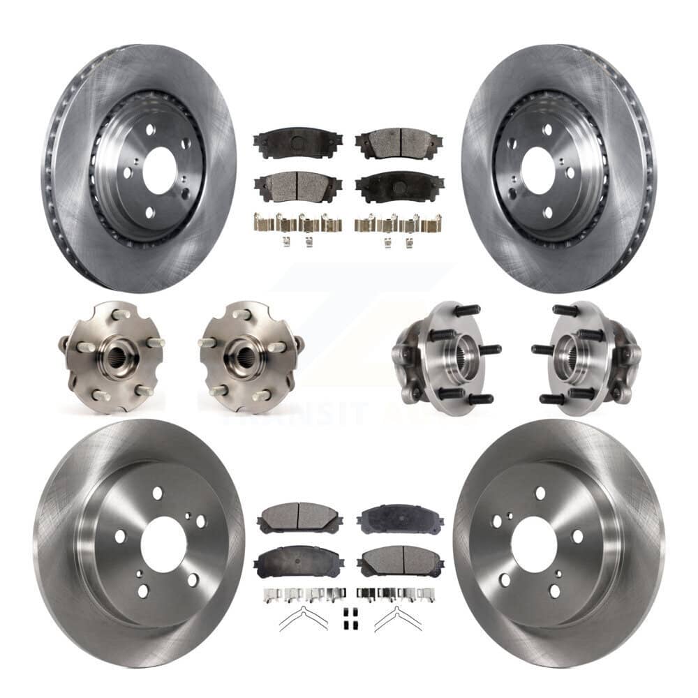 Transit Auto - KBB-125225 - Front and Rear Wheel Bearing and Hub Assembly Kits