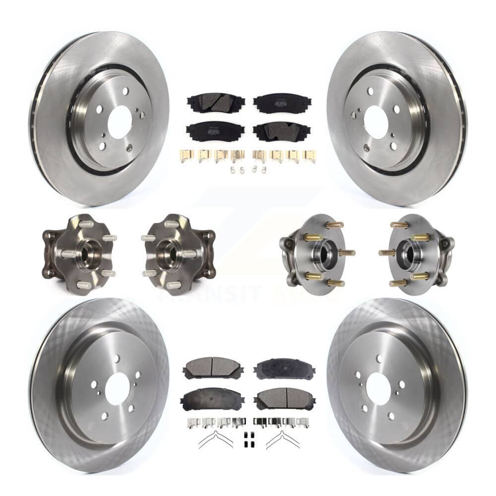 Transit Auto - KBB-125227 - Front and Rear Wheel Bearing and Hub Assembly Kits