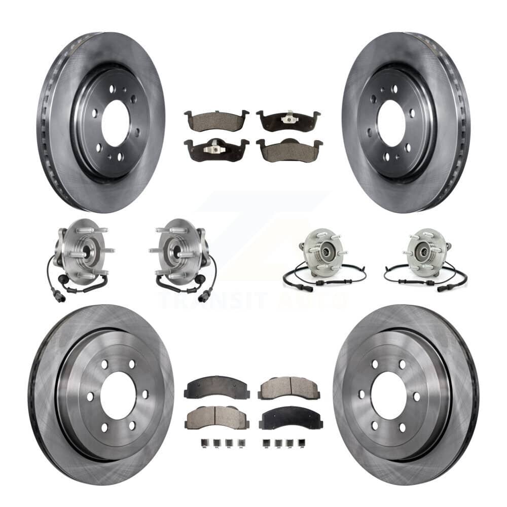 Transit Auto - KBB-125257 - Front and Rear Wheel Bearing and Hub Assembly Kits