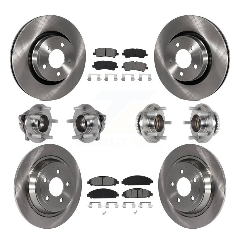 Transit Auto - KBB-125284 - Front and Rear Wheel Bearing and Hub Assembly Kits