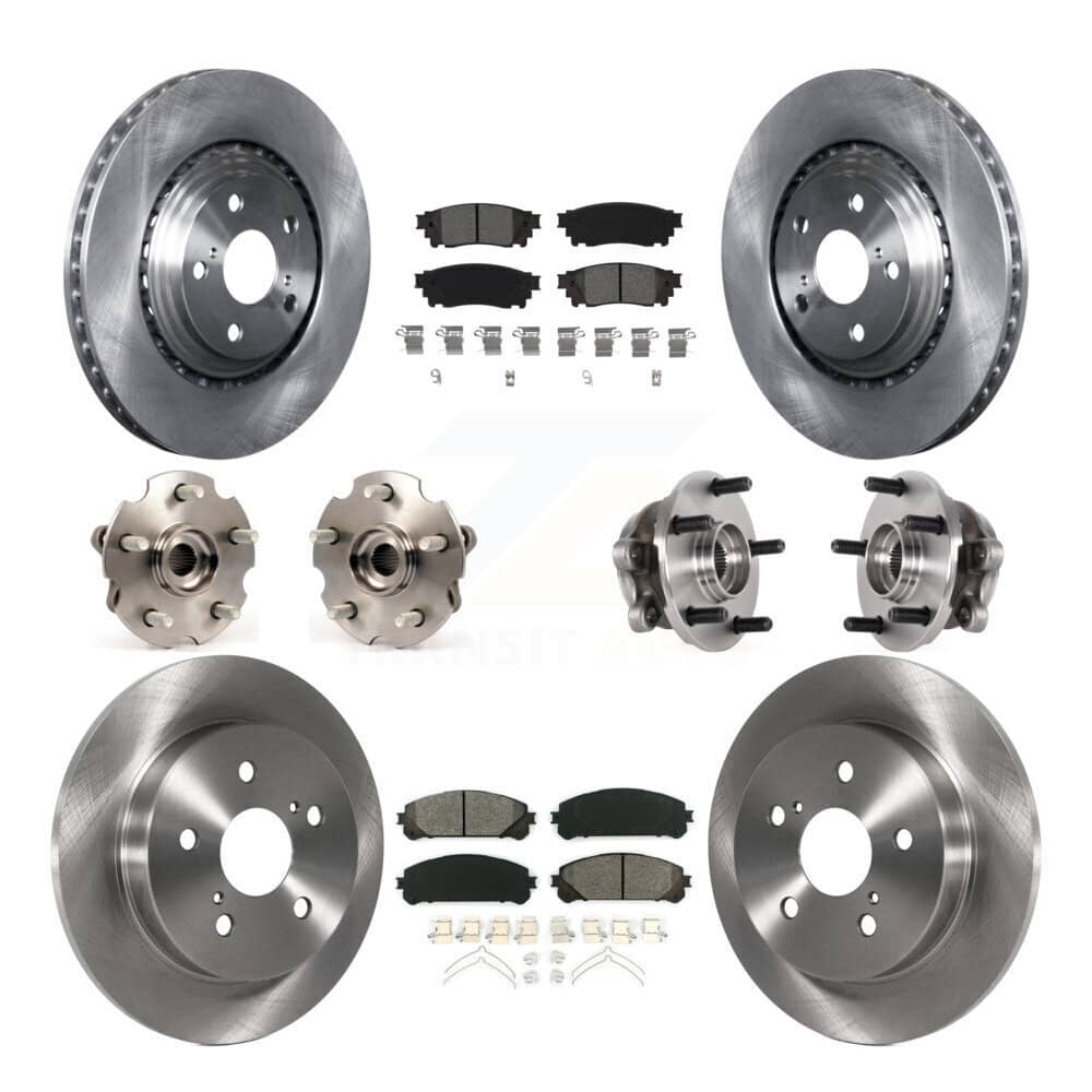 Transit Auto - KBB-125288 - Front and Rear Wheel Bearing and Hub Assembly Kits