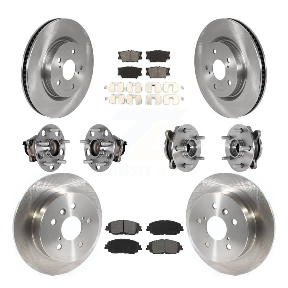 Transit Auto - KBB-125291 - Front and Rear Wheel Bearing and Hub Assembly Kits