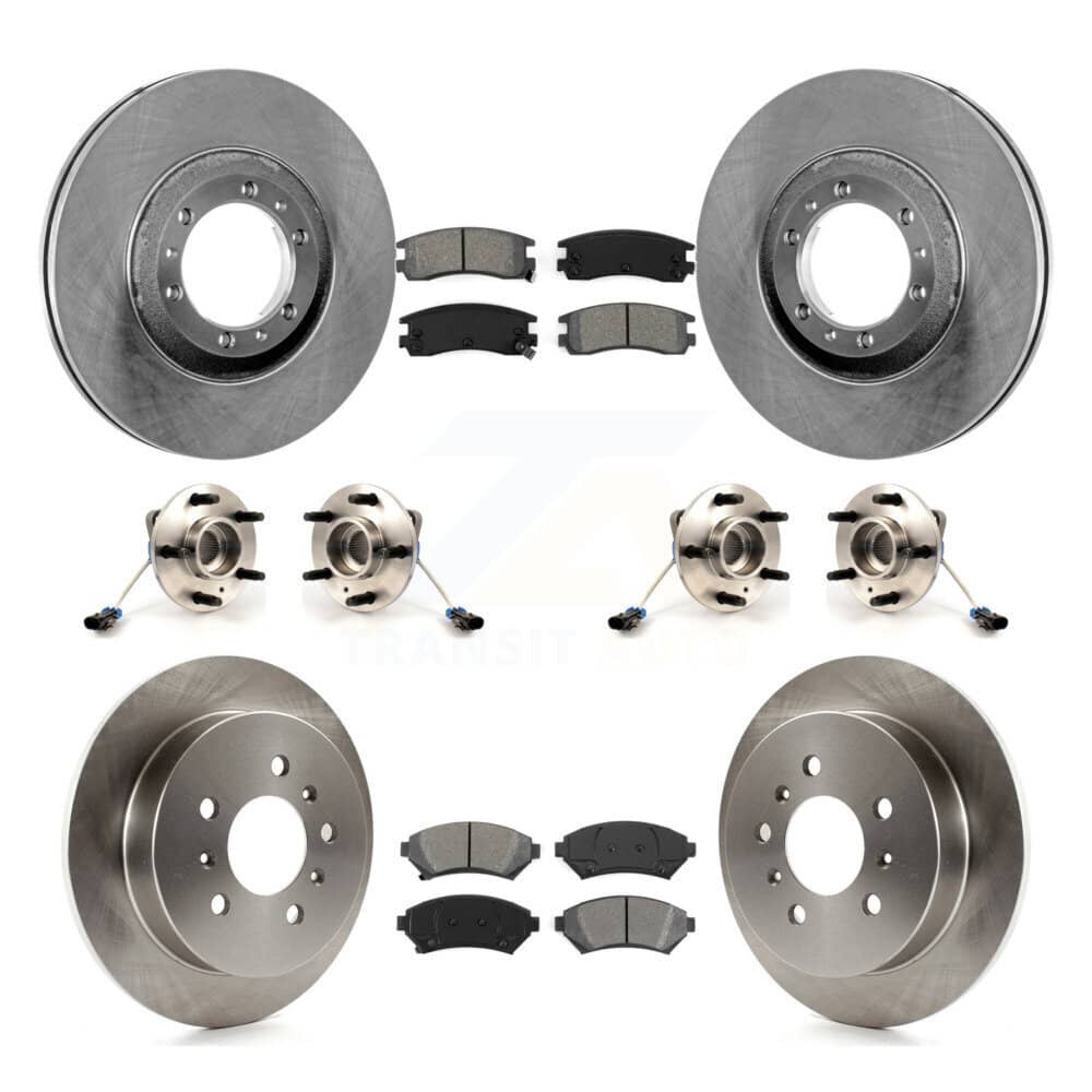 Transit Auto - KBB-125303 - Front and Rear Wheel Bearing and Hub Assembly Kits