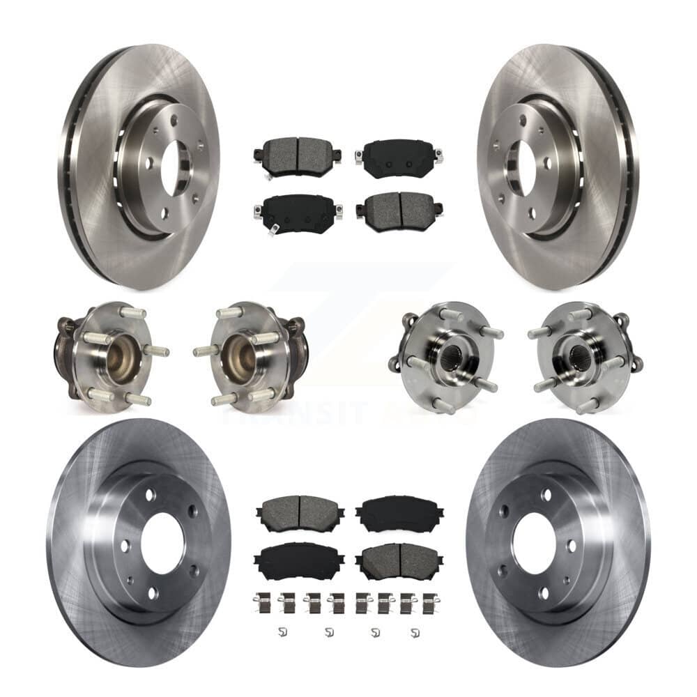 Transit Auto - KBB-125332 - Front and Rear Wheel Bearing and Hub Assembly Kits