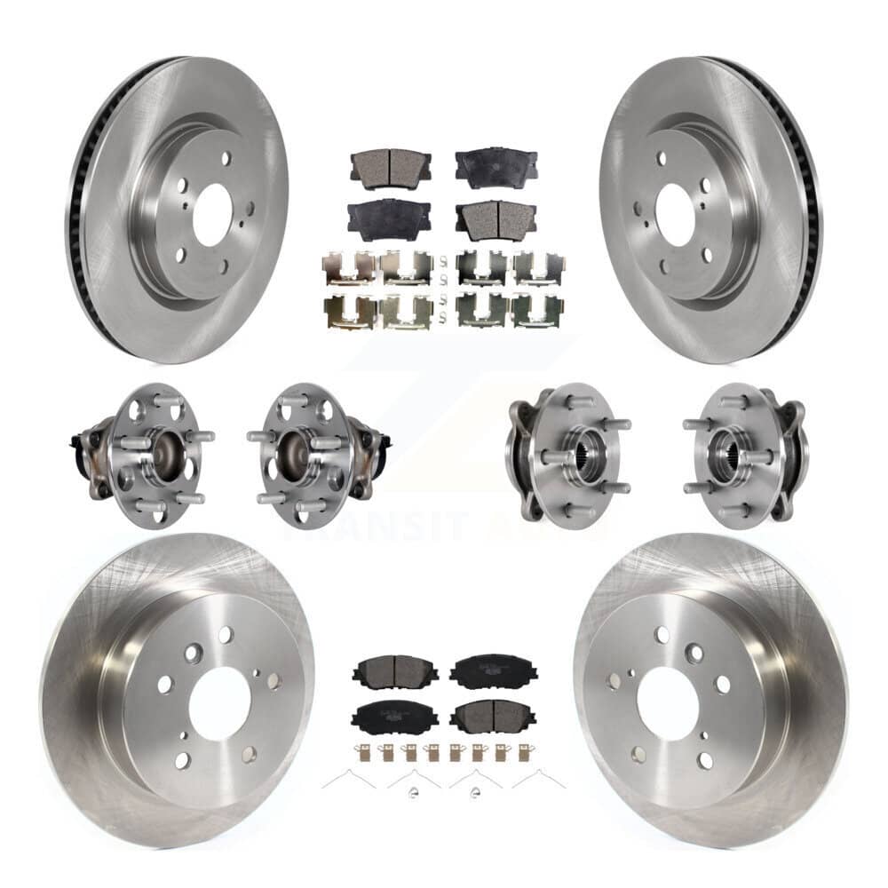 Transit Auto - KBB-125339 - Front and Rear Wheel Bearing and Hub Assembly Kits