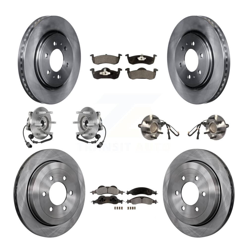 Transit Auto - KBB-125359 - Front and Rear Wheel Bearing and Hub Assembly Kits