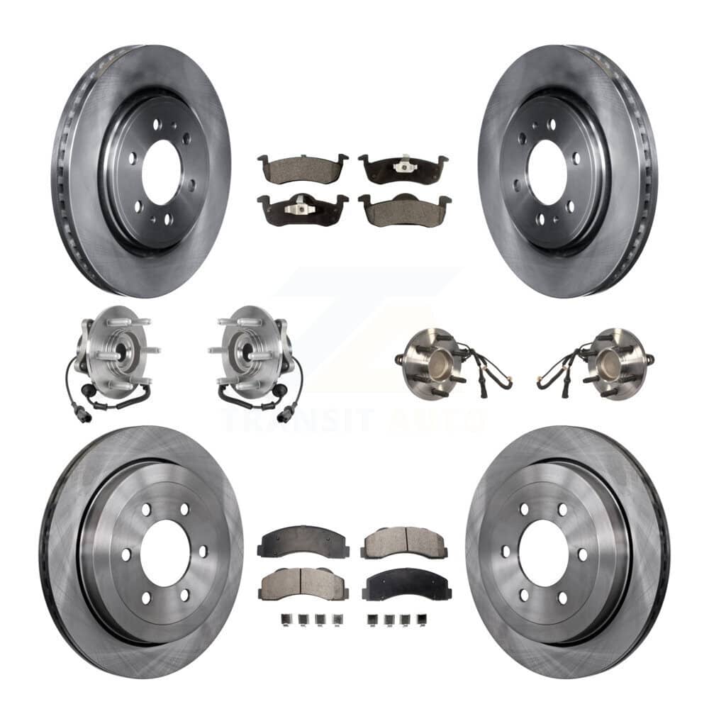 Transit Auto - KBB-125361 - Front and Rear Wheel Bearing and Hub Assembly Kits