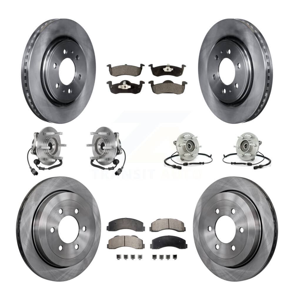 Transit Auto - KBB-125362 - Front and Rear Wheel Bearing and Hub Assembly Kits