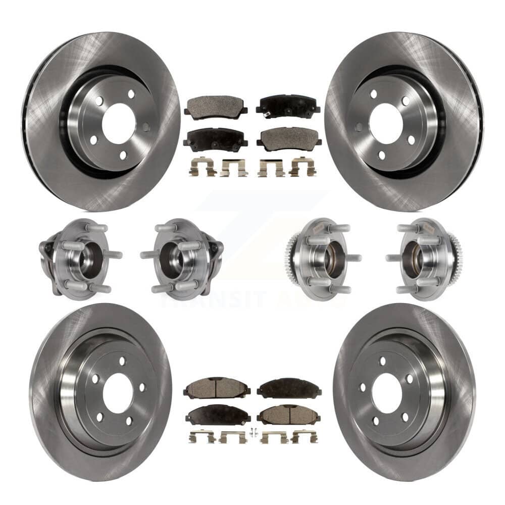 Transit Auto - KBB-125369 - Front and Rear Wheel Bearing and Hub Assembly Kits