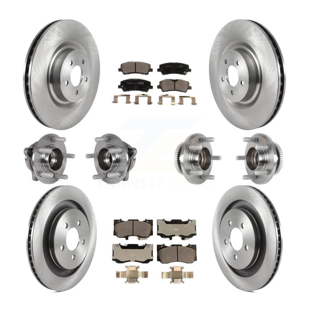 Transit Auto - KBB-125371 - Front and Rear Wheel Bearing and Hub Assembly Kits