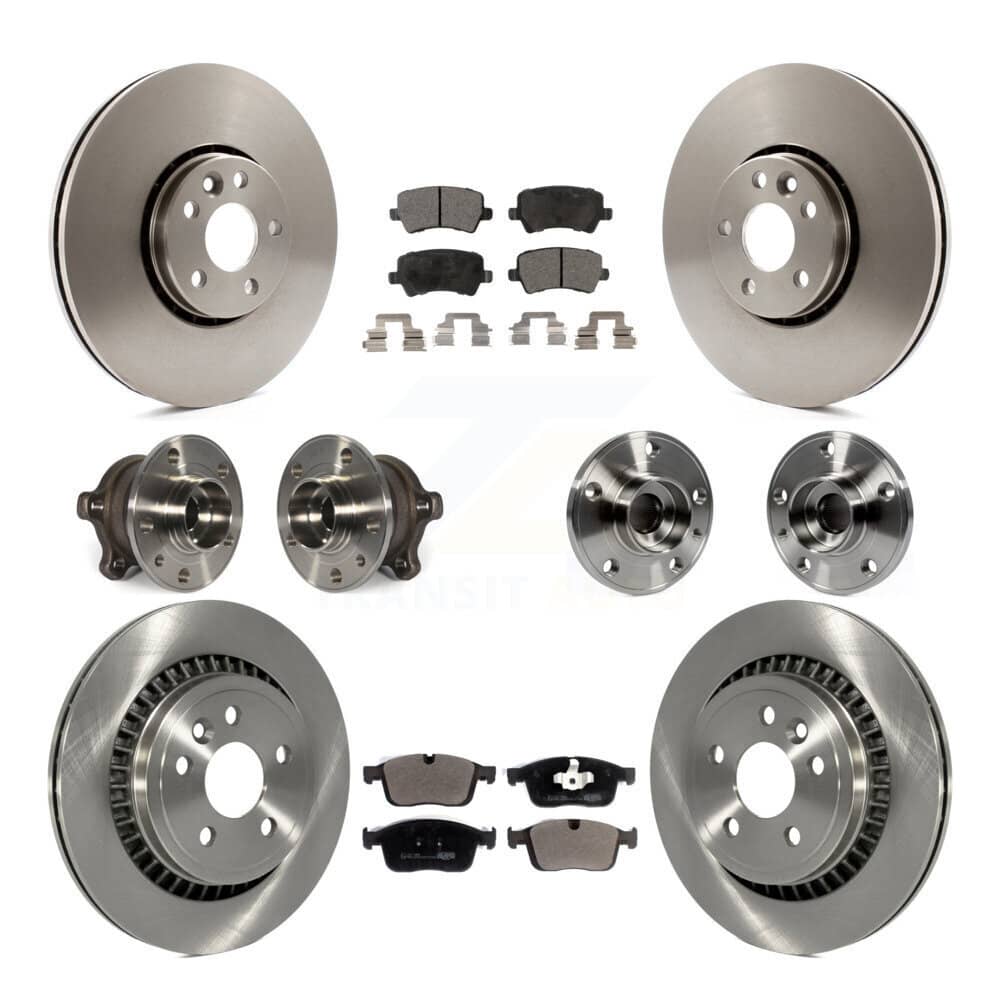Transit Auto - KBB-125383 - Front and Rear Wheel Bearing and Hub Assembly Kits