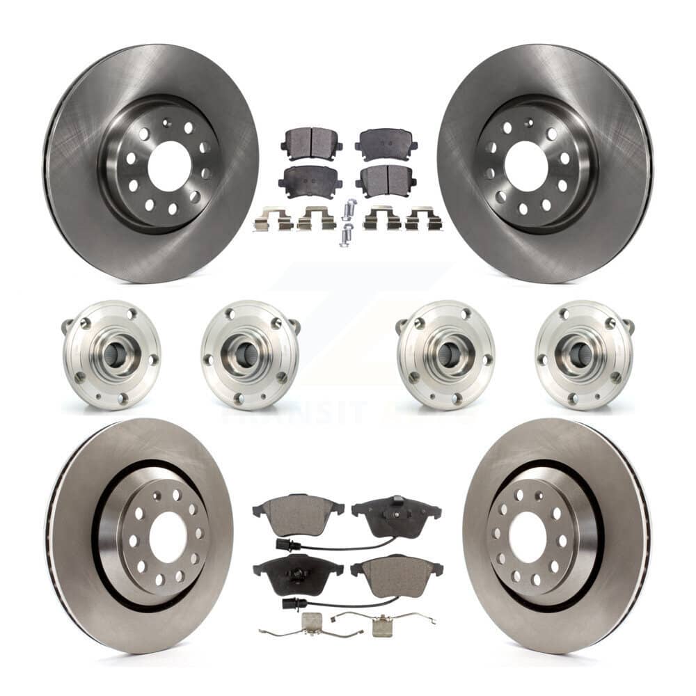Transit Auto - KBB-125386 - Front and Rear Wheel Bearing and Hub Assembly Kits