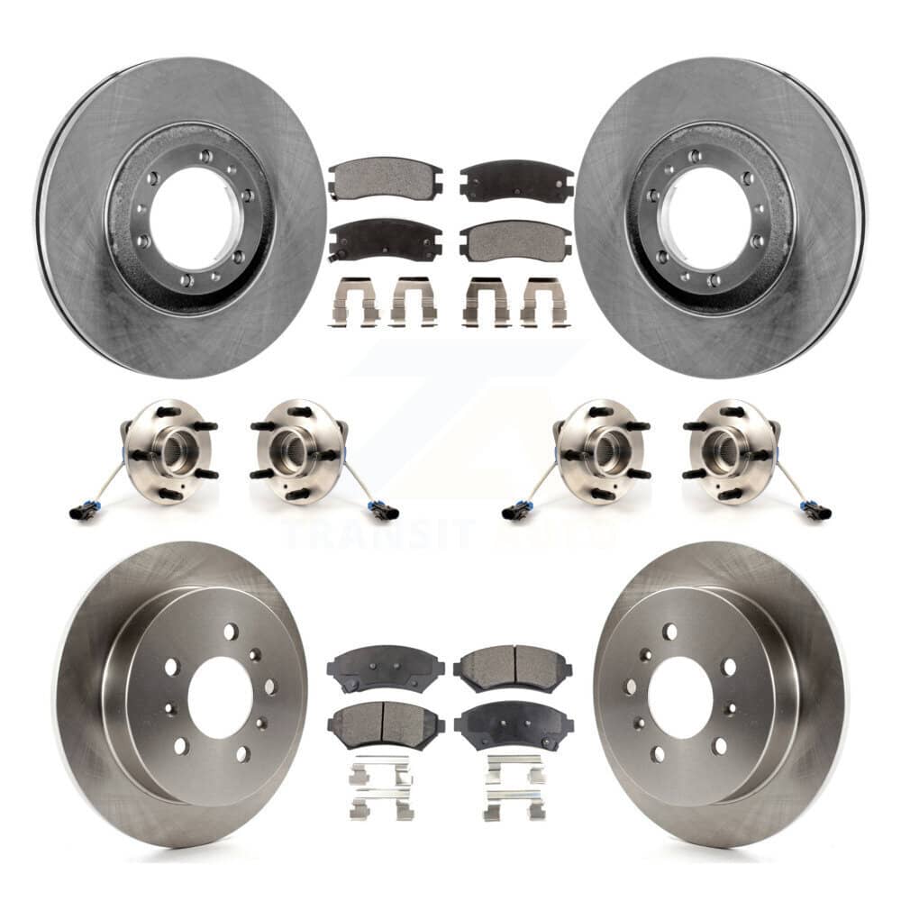 Transit Auto - KBB-125396 - Front and Rear Wheel Bearing and Hub Assembly Kits