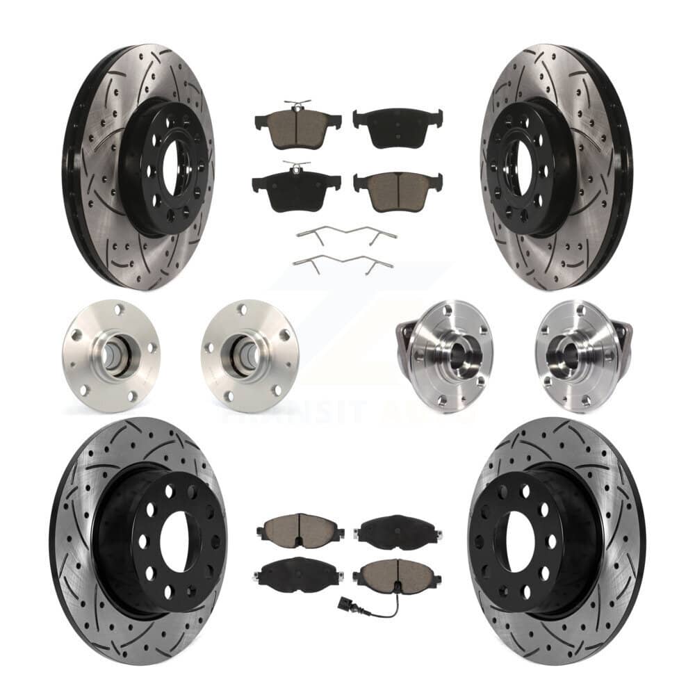 Transit Auto - KBB-125469 - Front and Rear Wheel Bearing and Hub Assembly Kits
