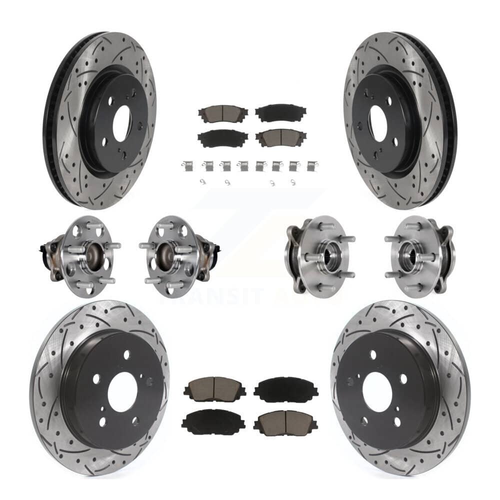 Transit Auto - KBB-125475 - Front and Rear Wheel Bearing and Hub Assembly Kits