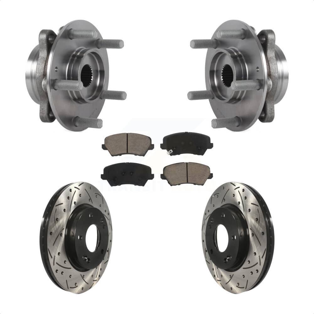 Transit Auto - KBB-125516 - Front Wheel Bearing and Hub Assembly Kits