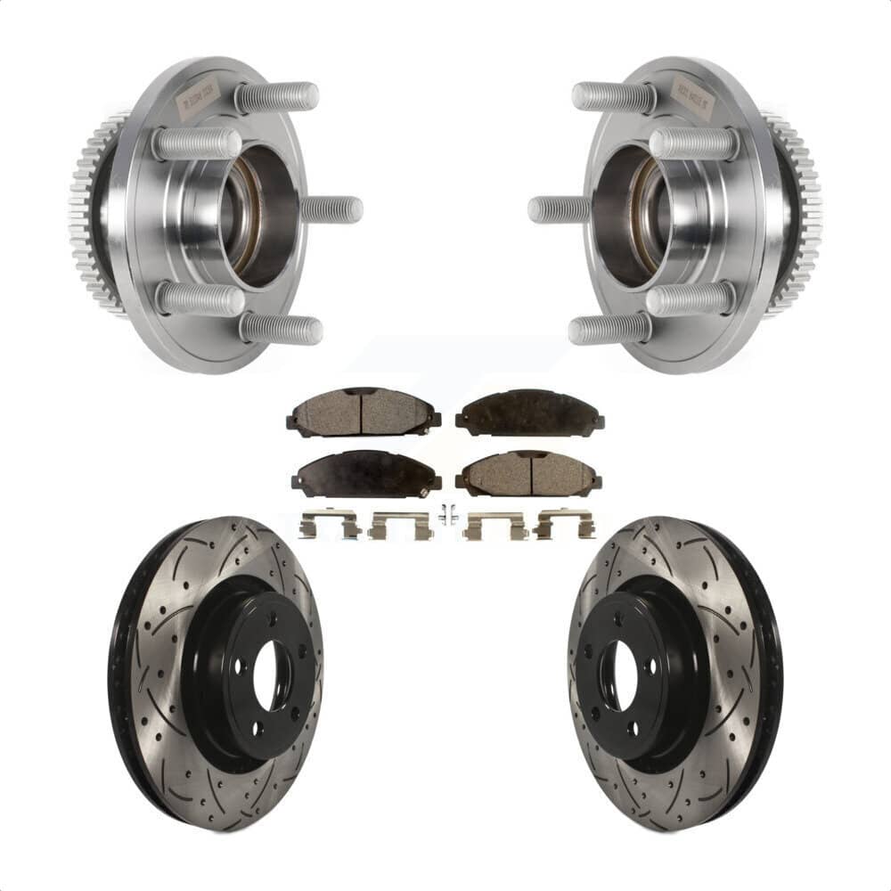 Transit Auto - KBB-125589 - Front Wheel Bearing and Hub Assembly Kits