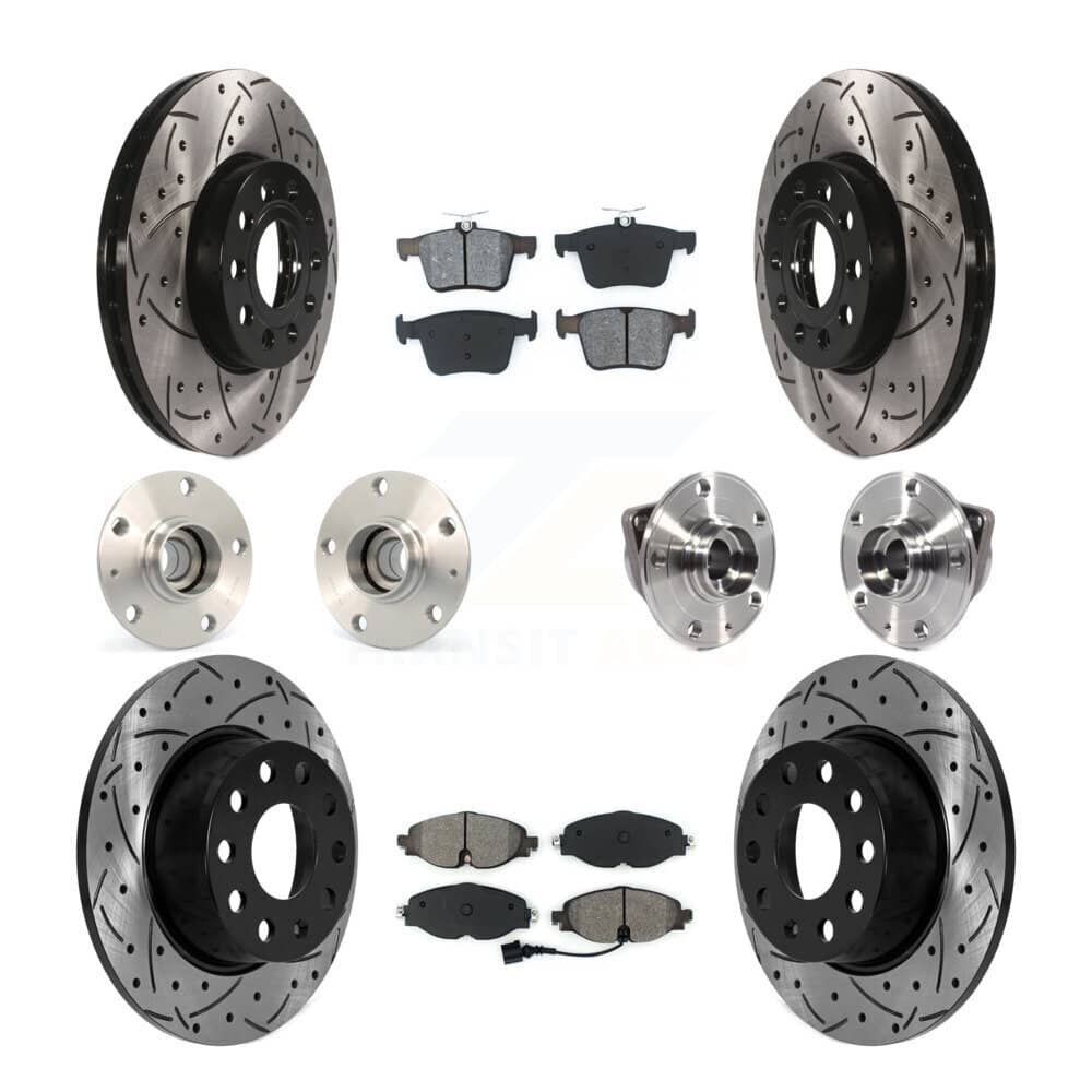 Transit Auto - KBB-125636 - Front and Rear Wheel Bearing and Hub Assembly Kits