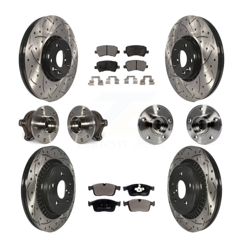 Transit Auto - KBB-125695 - Front and Rear Wheel Bearing and Hub Assembly Kits