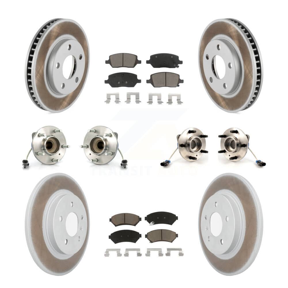 Transit Auto - KBB-125816 - Front and Rear Wheel Bearing and Hub Assembly Kits