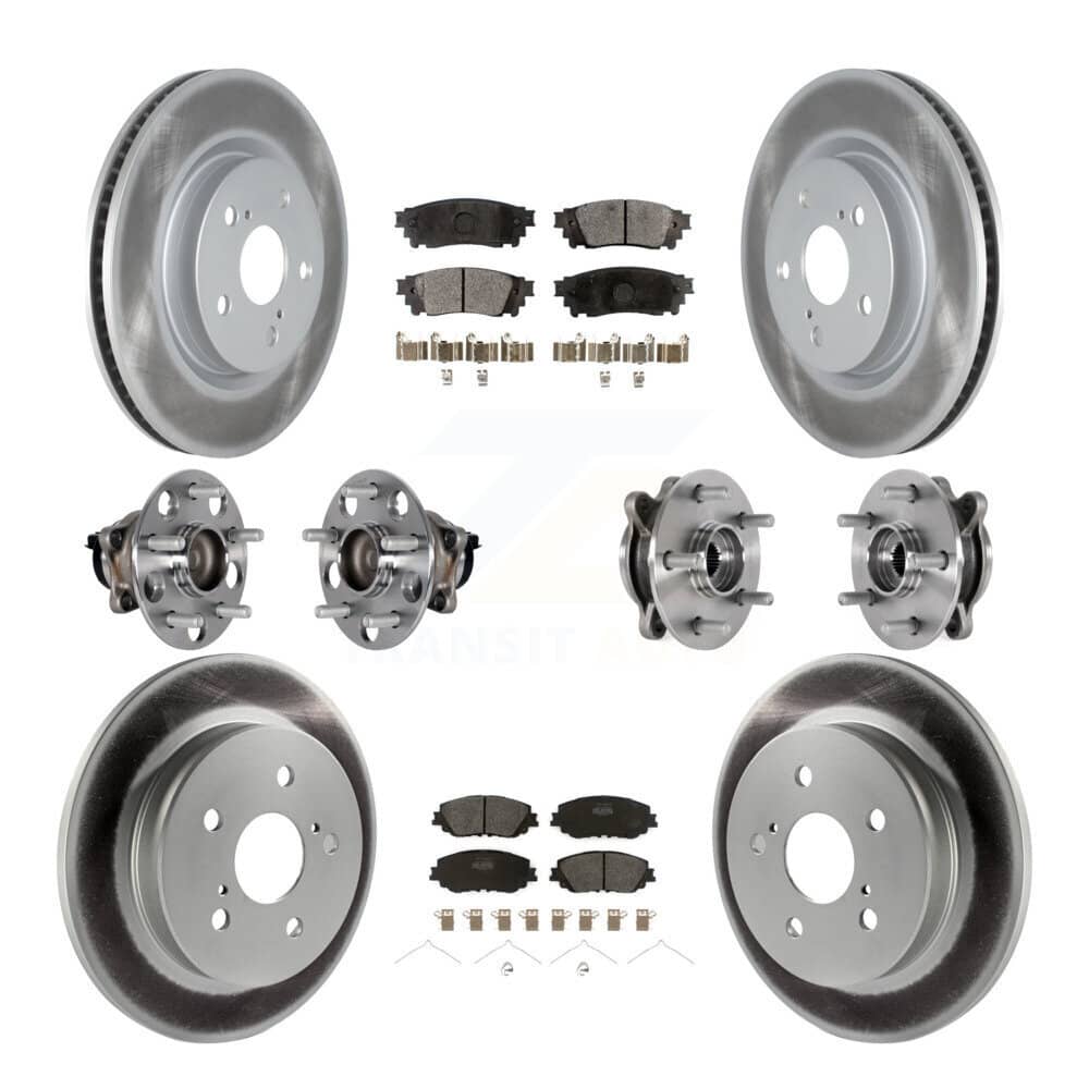 Transit Auto - KBB-125964 - Front and Rear Wheel Bearing and Hub Assembly Kits
