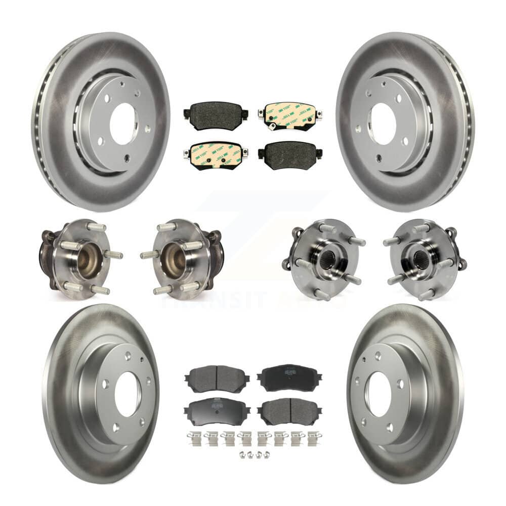 Transit Auto - KBB-125994 - Front and Rear Wheel Bearing and Hub Assembly Kits