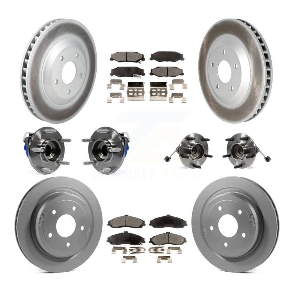 Transit Auto - KBB-126002 - Front and Rear Wheel Bearing and Hub Assembly Kits