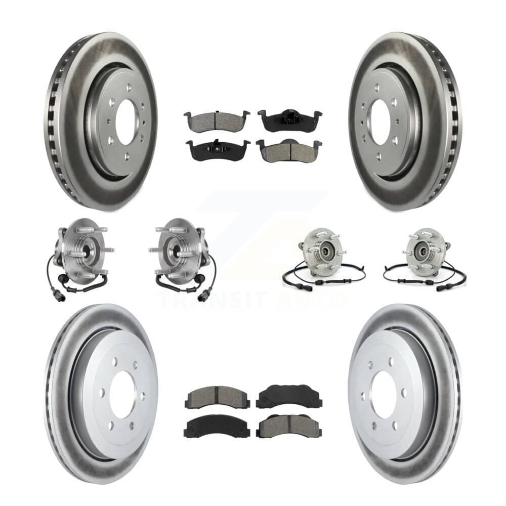 Transit Auto - KBB-126126 - Front and Rear Wheel Bearing and Hub Assembly Kits