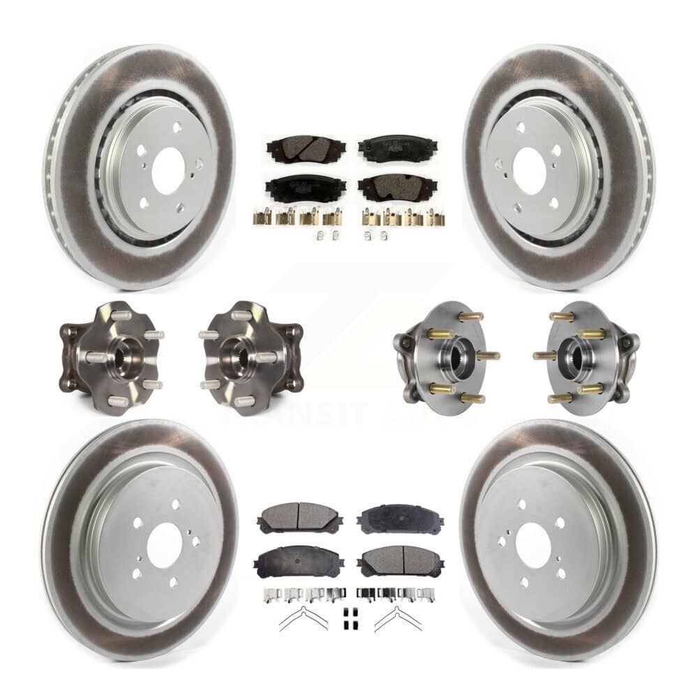 Transit Auto - KBB-126173 - Front and Rear Wheel Bearing and Hub Assembly Kits