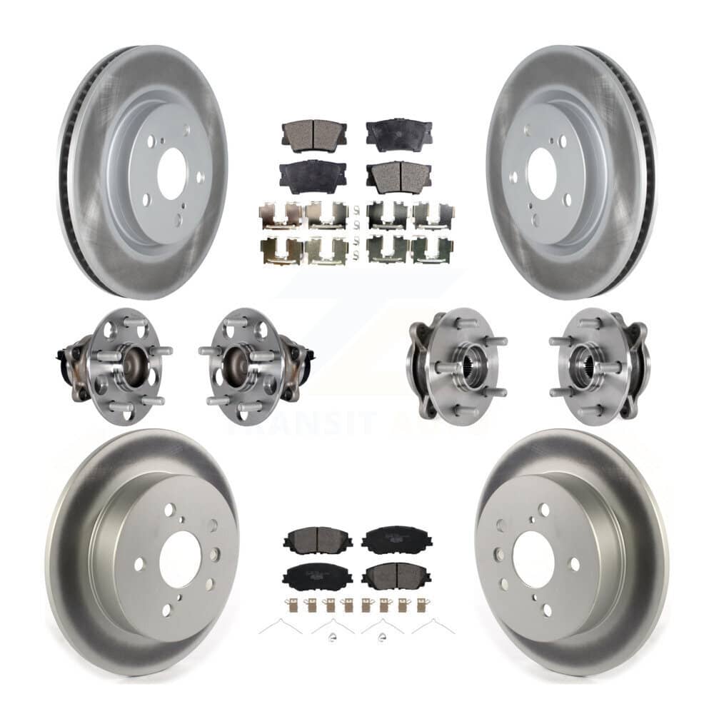 Transit Auto - KBB-126176 - Front and Rear Wheel Bearing and Hub Assembly Kits
