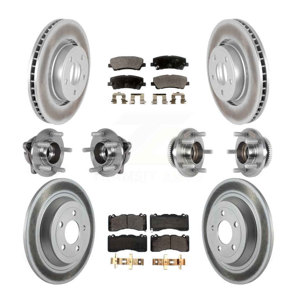Transit Auto - KBB-126188 - Front and Rear Wheel Bearing and Hub Assembly Kits