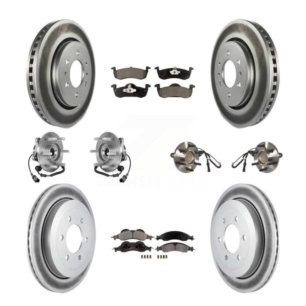 Transit Auto - KBB-126215 - Front and Rear Wheel Bearing and Hub Assembly Kits