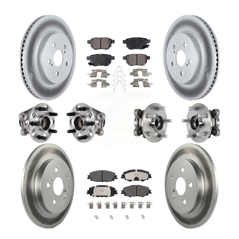 Transit Auto - KBB-126232 - Front and Rear Wheel Bearing and Hub Assembly Kits