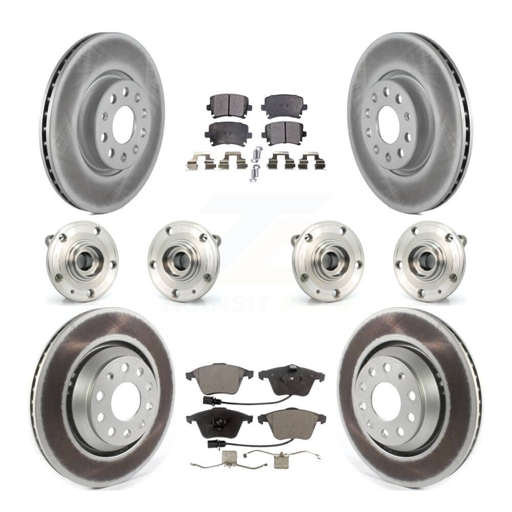 Transit Auto - KBB-126242 - Front and Rear Wheel Bearing and Hub Assembly Kits