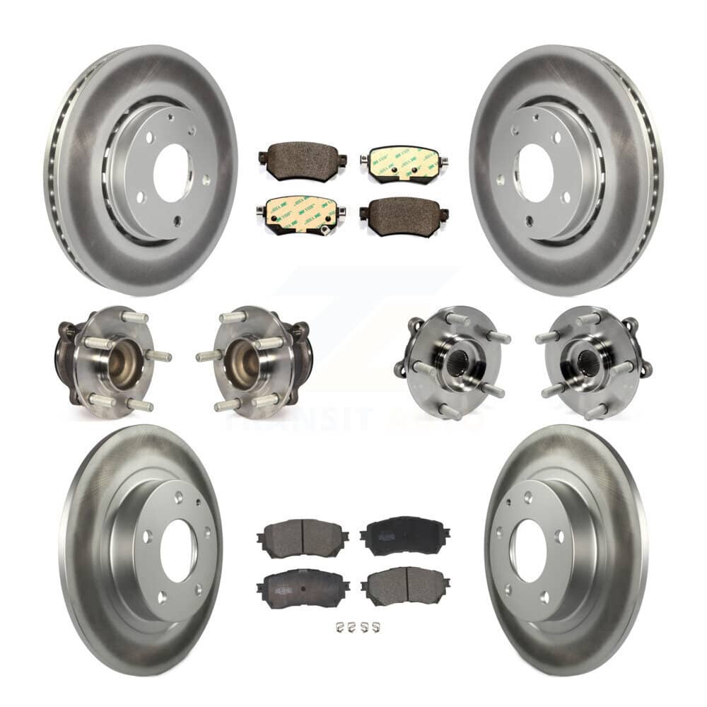 Transit Auto - KBB-126246 - Front and Rear Wheel Bearing and Hub Assembly Kits
