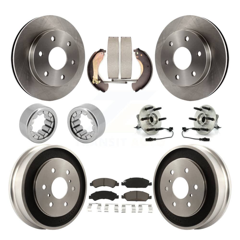 Transit Auto - KBB-126764 - Front and Rear Wheel Bearing and Hub Assembly Kits