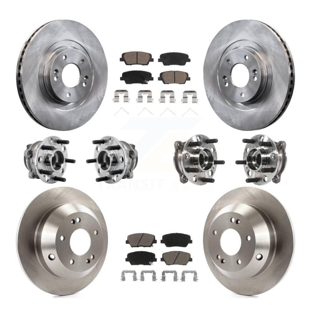 Transit Auto - KBB-126779 - Front and Rear Wheel Bearing and Hub Assembly Kits
