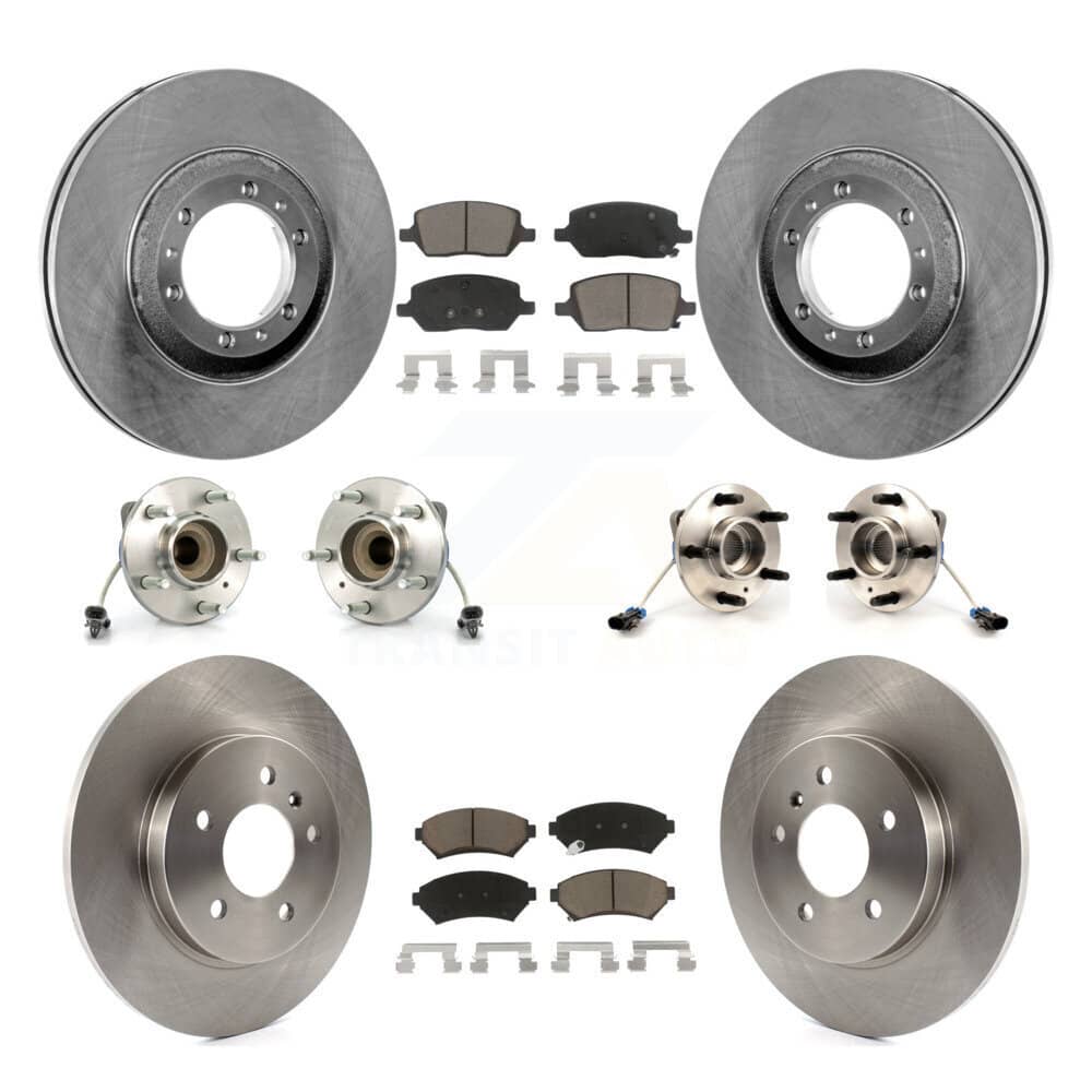 Transit Auto - KBB-126809 - Front and Rear Wheel Bearing and Hub Assembly Kits