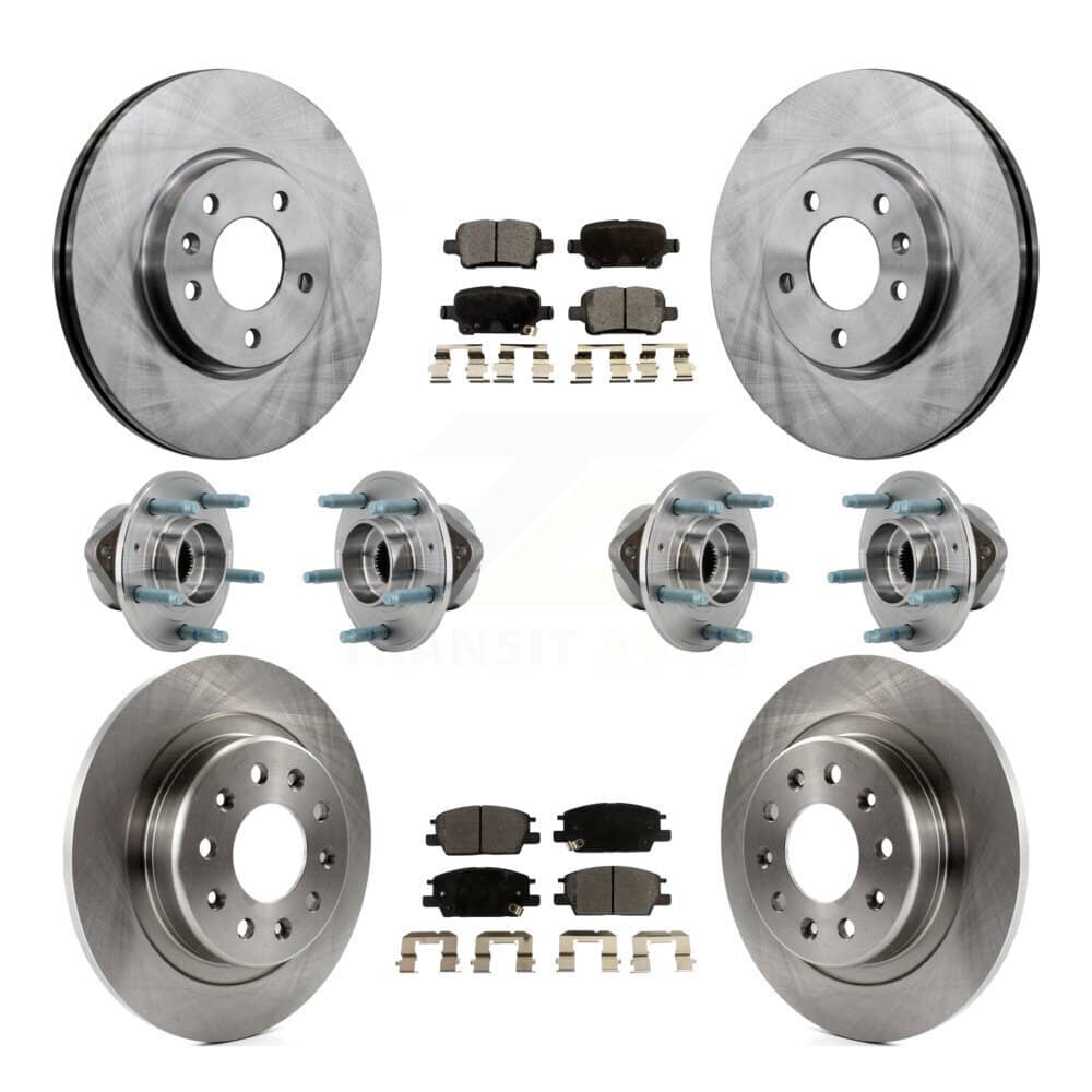 Transit Auto - KBB-126833 - Front and Rear Wheel Bearing and Hub Assembly Kits