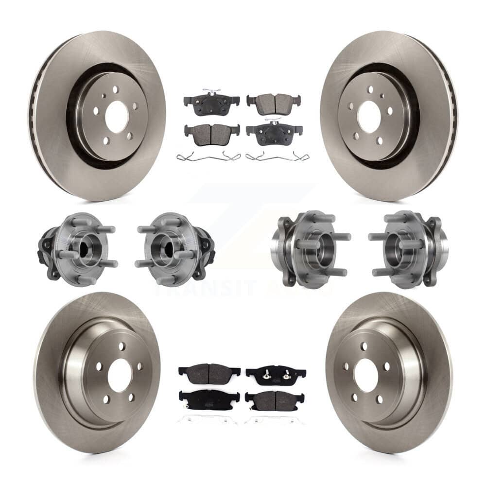 Transit Auto - KBB-126841 - Front and Rear Wheel Bearing and Hub Assembly Kits