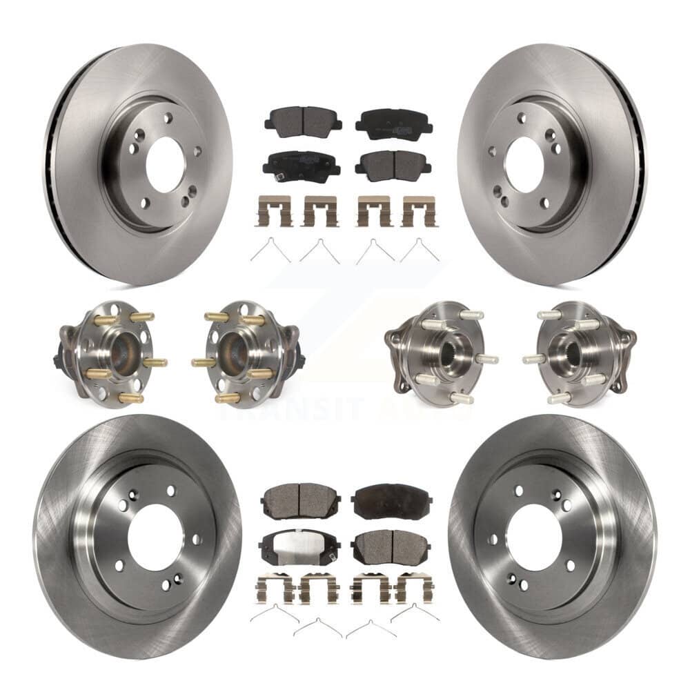 Transit Auto - KBB-126847 - Front and Rear Wheel Bearing and Hub Assembly Kits