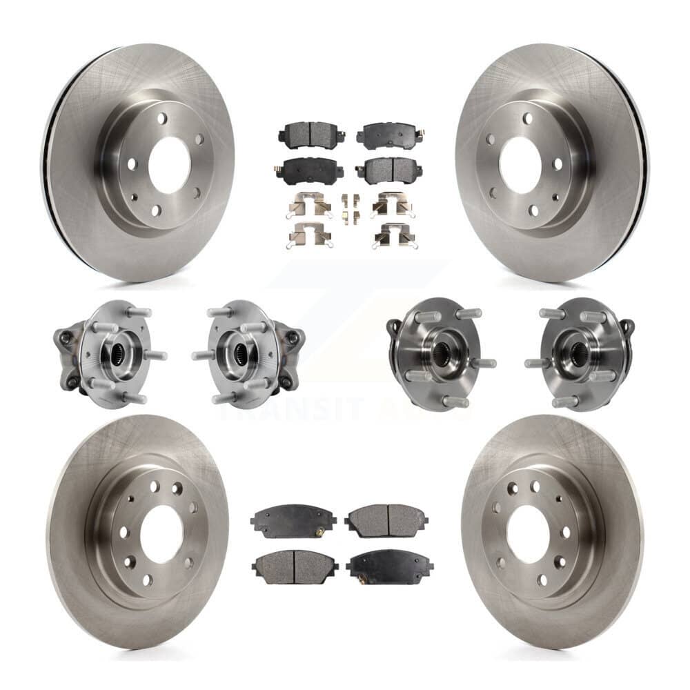 Transit Auto - KBB-126851 - Front and Rear Wheel Bearing and Hub Assembly Kits