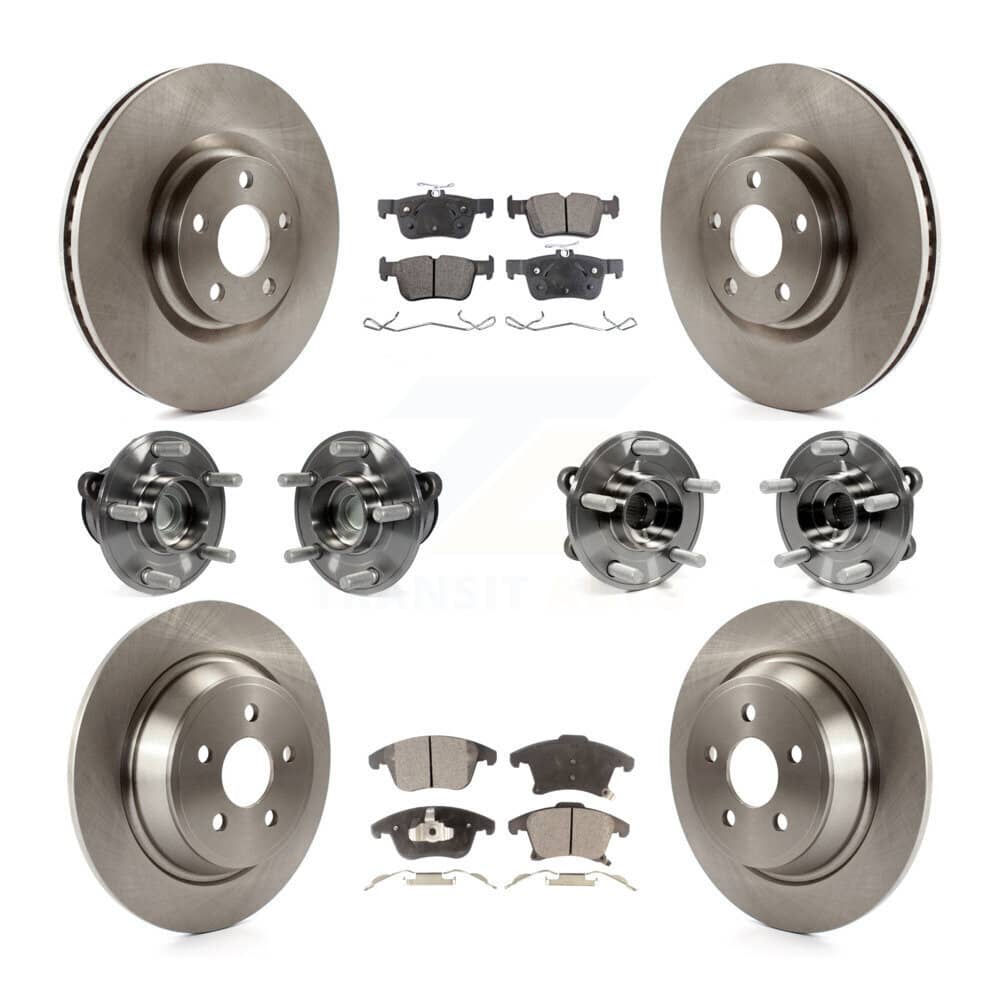 Transit Auto - KBB-126857 - Front and Rear Wheel Bearing and Hub Assembly Kits
