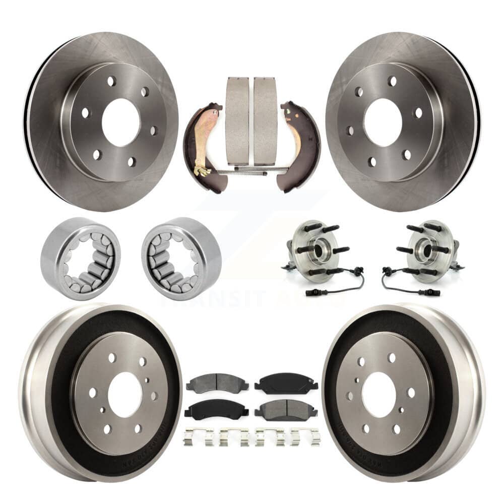 Transit Auto - KBB-126870 - Front and Rear Wheel Bearing and Hub Assembly Kits