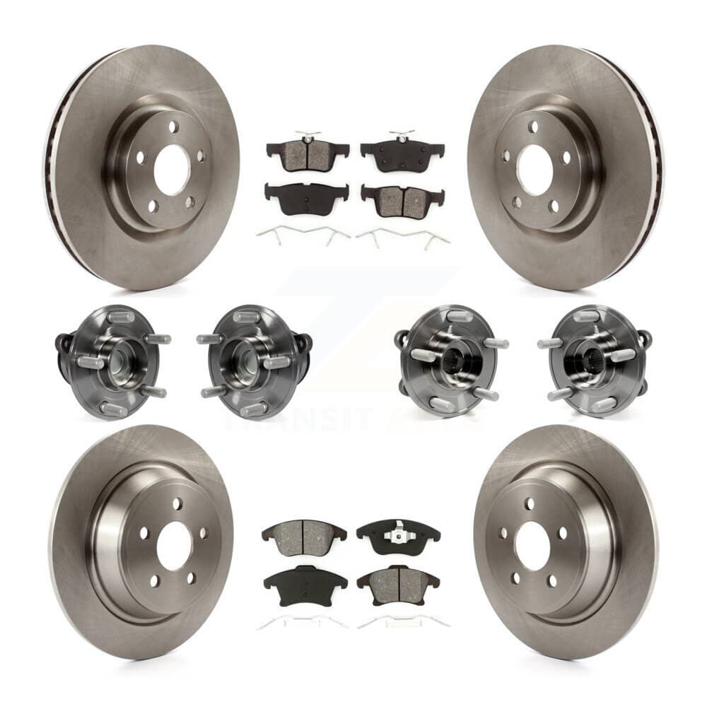 Transit Auto - KBB-126874 - Front and Rear Wheel Bearing and Hub Assembly Kits